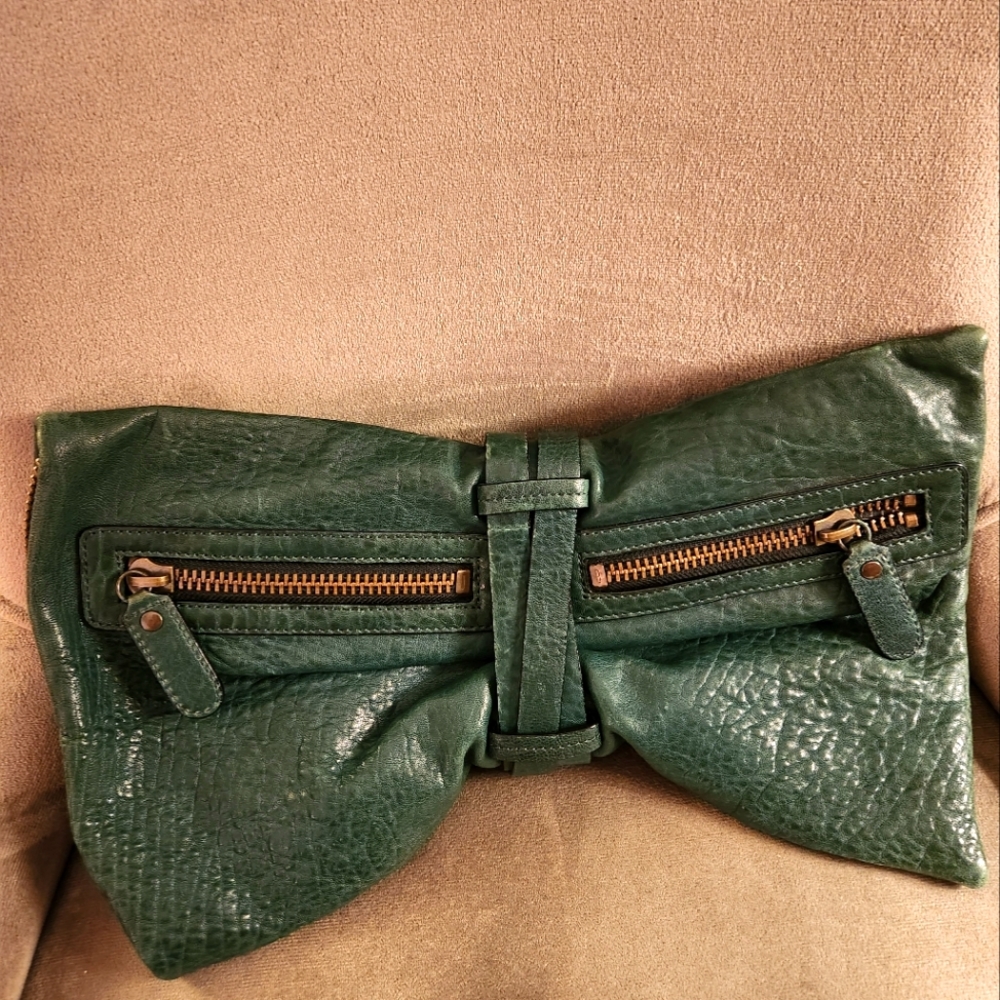 BCBG Max Azria Leather Clutch